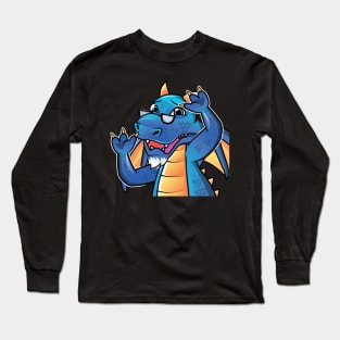 Scraed dragon Long Sleeve T-Shirt